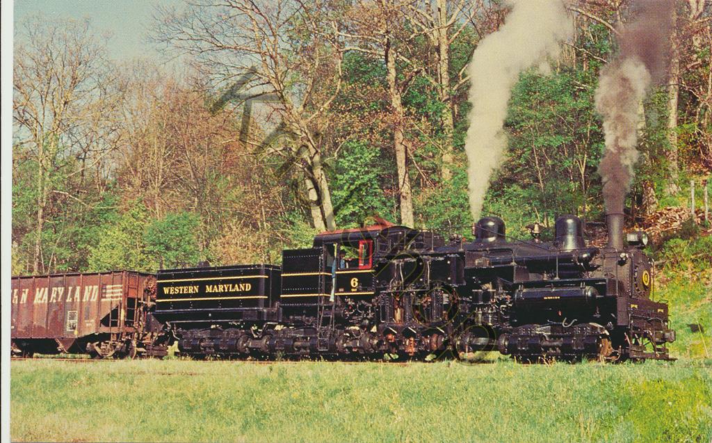 KRST007-7545_0.jpg Train - Western Maryland Shay Number 6 [KRST007-7545