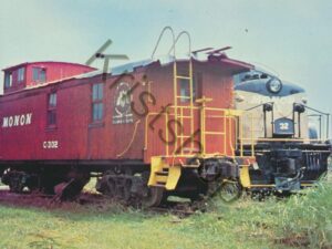 Train - Kentucky Railway Museum - Monon Caboose Number C-302   [KRST007-7547