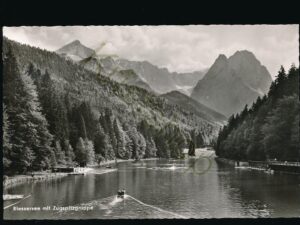 Riessersee mit Zugspitzgruppe [KRST008-0158