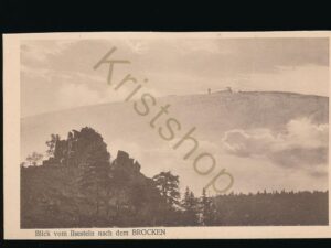 Blick vom Ilsestein nach dem Brocken [KRST008-0174