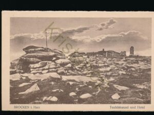 Brocken i Harz - Teufelskanzel und Hotel [KRST008-0178