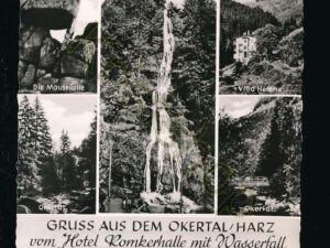 Okertal - Hotel Romkerhalle mit Wasserfall [KRST008-0293