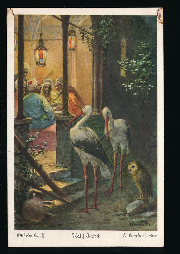 KRST008-0299_0.jpg Kalif Storch - Wilhelm Bauff - O Herfurth pinx [KRST008-0299