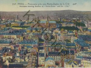 Paris - Panorama pris vers Notre-Dame [KRST008-0305