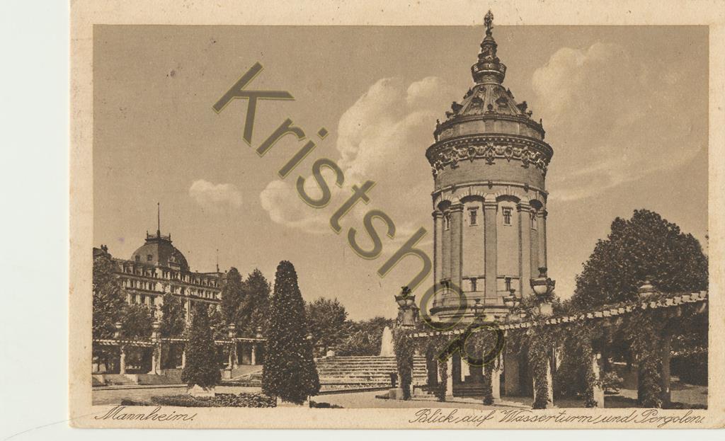KRST008-0329_0.jpg Mannheim - Blick auf Wasserturm [KRST008-0329