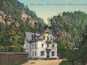 Rest Waltersdorfer Mühle im Polenztal [KRST008-0411