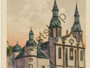 Kirche Prüms im XVIII Jahrhundert mit Zeughausturm [KRST008-0494