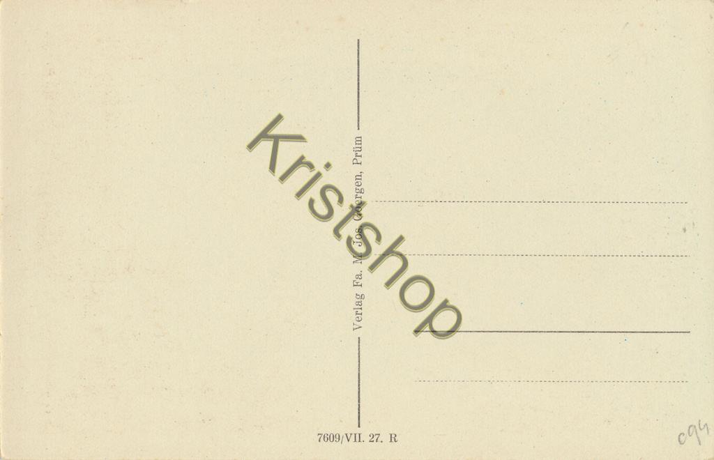 KRST008-0494_1.jpg Kirche Prüms im XVIII Jahrhundert mit Zeughausturm [KRST008-0494 - Afbeelding 2