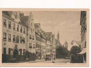 Rothenburg OT - Herrnmarkt u Hotel Eisnehut [KRST008-0558