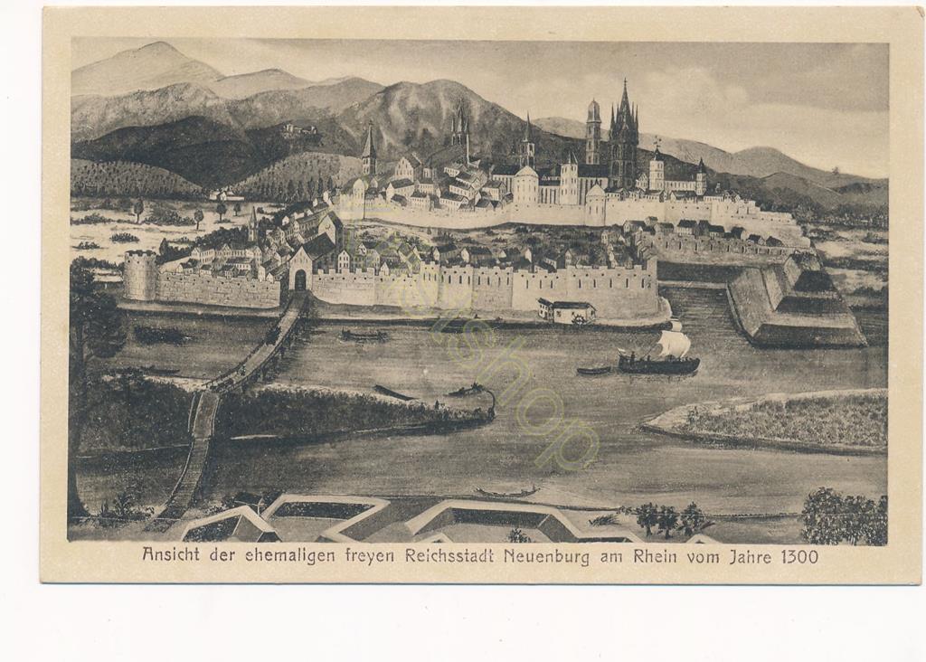 KRST008-0669_0.jpg Reichsstadt Neuenburg am Rhein vom Jahre 1300 [KRST008-0669