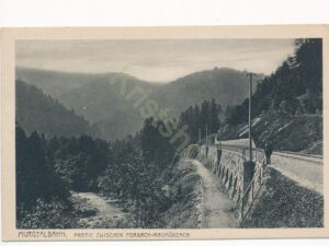Murgtalbahn - Partie zwischen Forbach-Raumünzach [KRST008-0682
