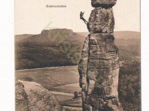 Gohrischstein - Kletterer an der Barbarine-Pfaffenstein - Sächs [KRST008-0790