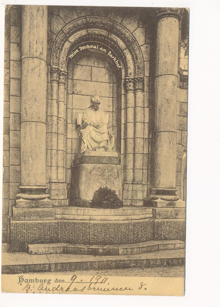 KRST008-0927_0.jpg Hamburg - Heine Denkmal am Barkhof [KRST008-0927