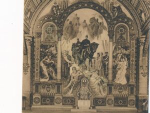 Goslar a Harz - Wandbild im Kaisersaal [KRST008-0942