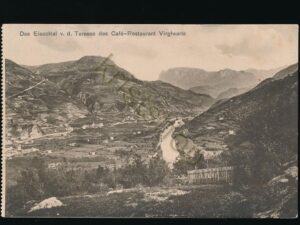 Das Eisacktal vd Terasse des Café-Restaurant Virgiwarte [KRST008-1056