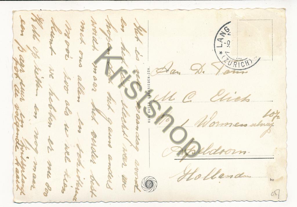 KRST008-1557_1.jpg Albis - Blick auf Adliswil und Zürich [KRST008-1557 - Afbeelding 2
