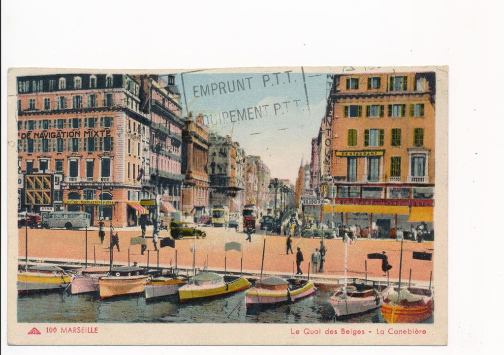 KRST008-1630_0.jpg Marseille - Le Qual des Belges - La Canebière [KRST008-1630