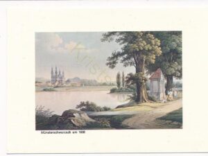 Münsterschwarzach um 1800 - Sonderkarte - mit sonderstempel [KRST008-1739