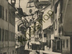 Zug - Gasse in de Altstadt [KRST008-2780