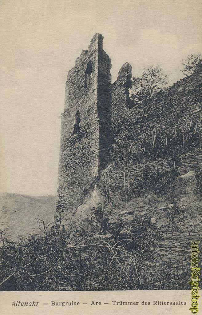 KRST008-2889_0.jpg Altenahr - Burgruïne - Trümmer des Rittersaales [KRST008-2889