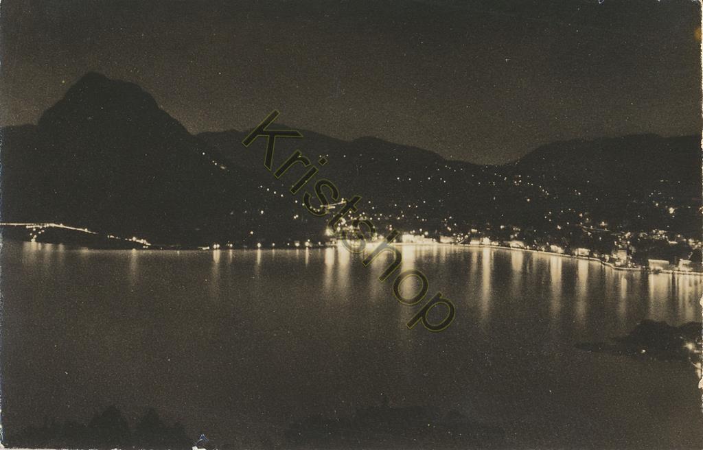 KRST008-3496_0.jpg Lugano - e Monte S Salvatore di notte [KRST008-3496
