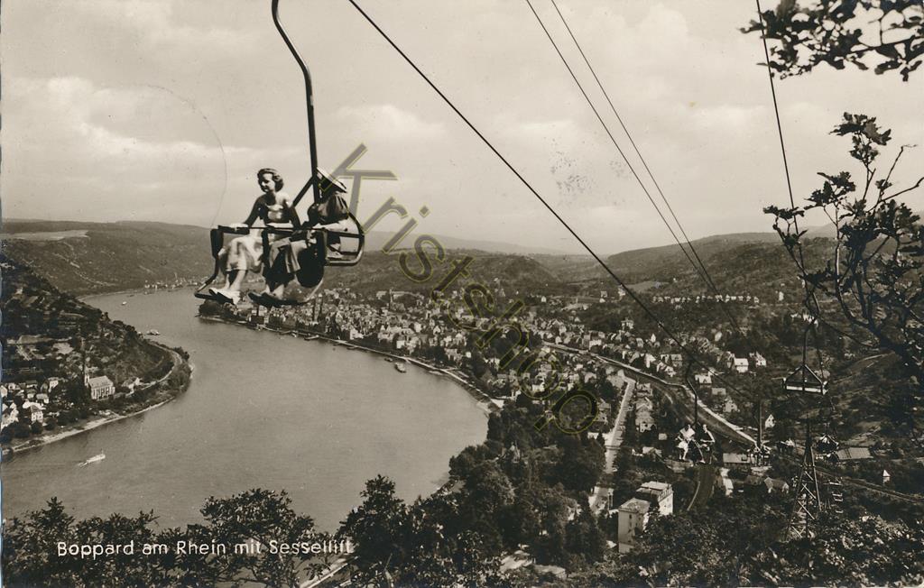 KRST008-3501_0.jpg Boppard am Rhein mit Sessellift [KRST008-3501