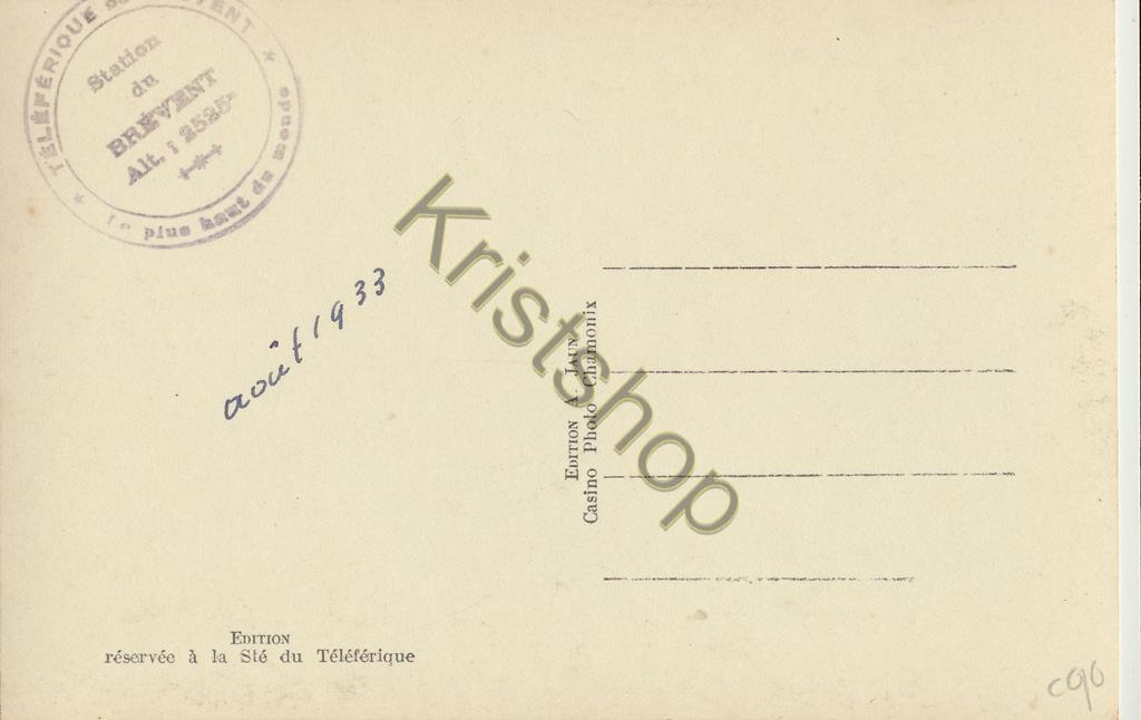 KRST008-3590_1.jpg Téléférique du Brévent et la Chaîne des Aiguilles [KRST008-3590 - Afbeelding 2