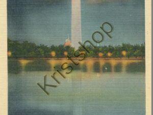Washinton Monument and Reflecting Pool - Night Scene [KRST008-4051