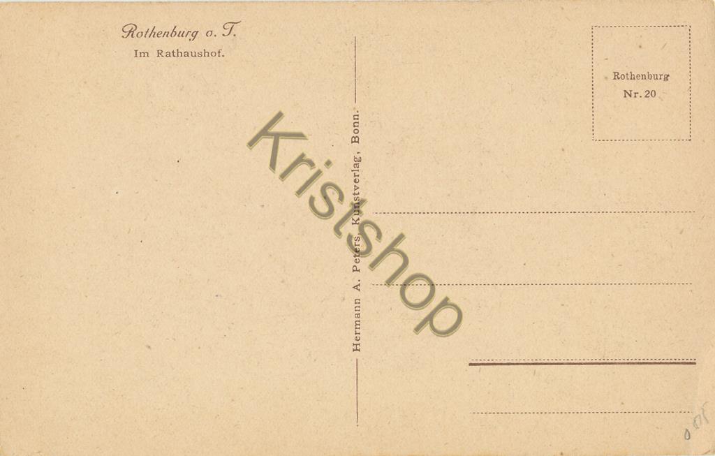 KRST008-4485_1.jpg Rothenburg - Im Rathaushof [KRST008-4485 - Afbeelding 2
