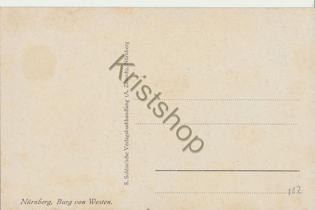 KRST008-4502_1.jpg Nürnberg - Burg von Westen [KRST008-4502 - Afbeelding 2