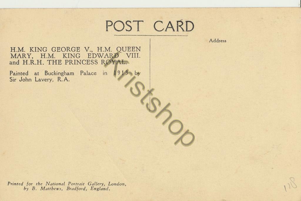 KRST008-4518_1.jpg London - National Portrait Gallerie - king George V [KRST008-4518 - Afbeelding 2
