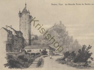 Baden Thor - La Grande Porte de Baden en 1840 [KRST008-4621