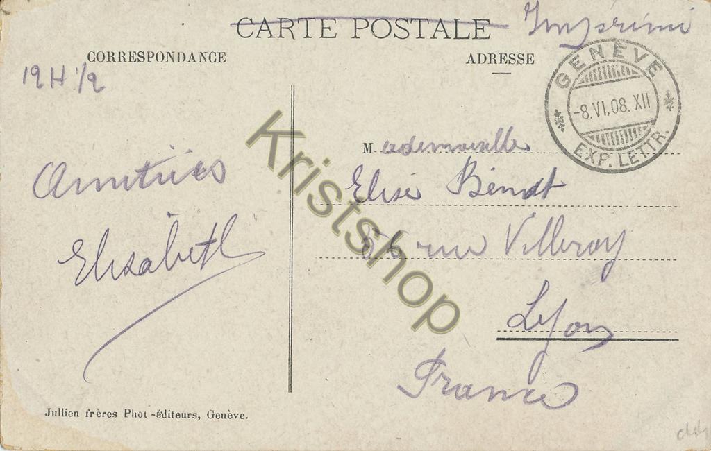 KRST008-4644_1.jpg Genève - Monument Brunswick et le Mont Blanc [KRST008-4644 - Afbeelding 2
