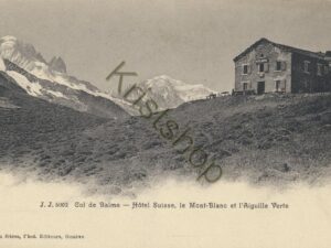 Col de Balme - H/tel Suisse - Le Mont Blanc et l'aguille Verte [KRST008-4659