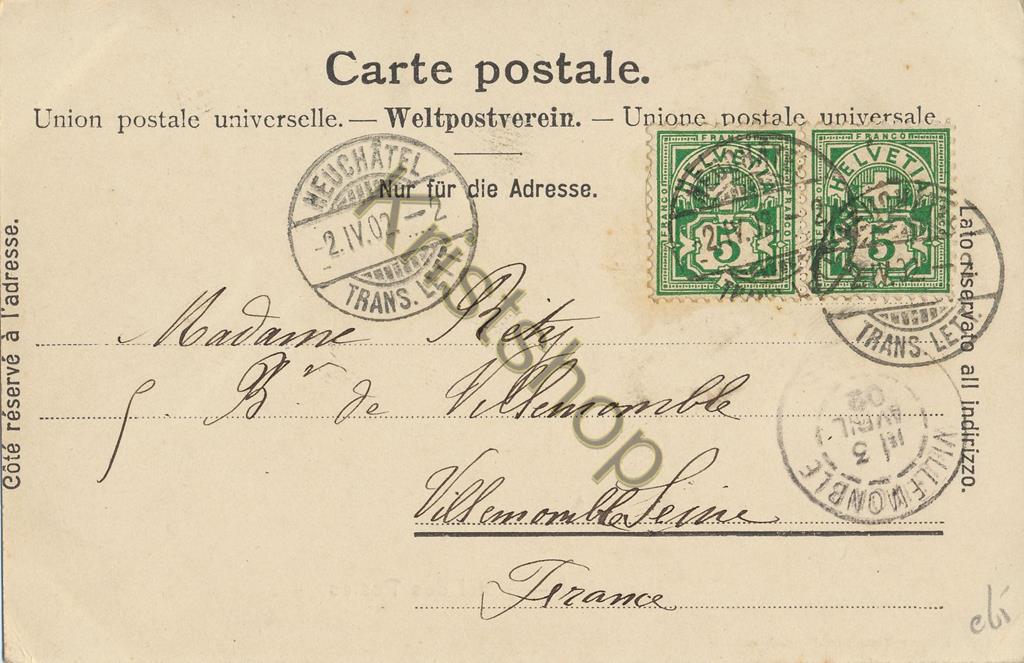 KRST008-4665_1.jpg Neuchâtel - Hôtel des Postes [KRST008-4665 - Afbeelding 2
