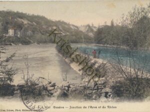 Genève - Jonction de l'Arve et du Rhône [KRST008-4698