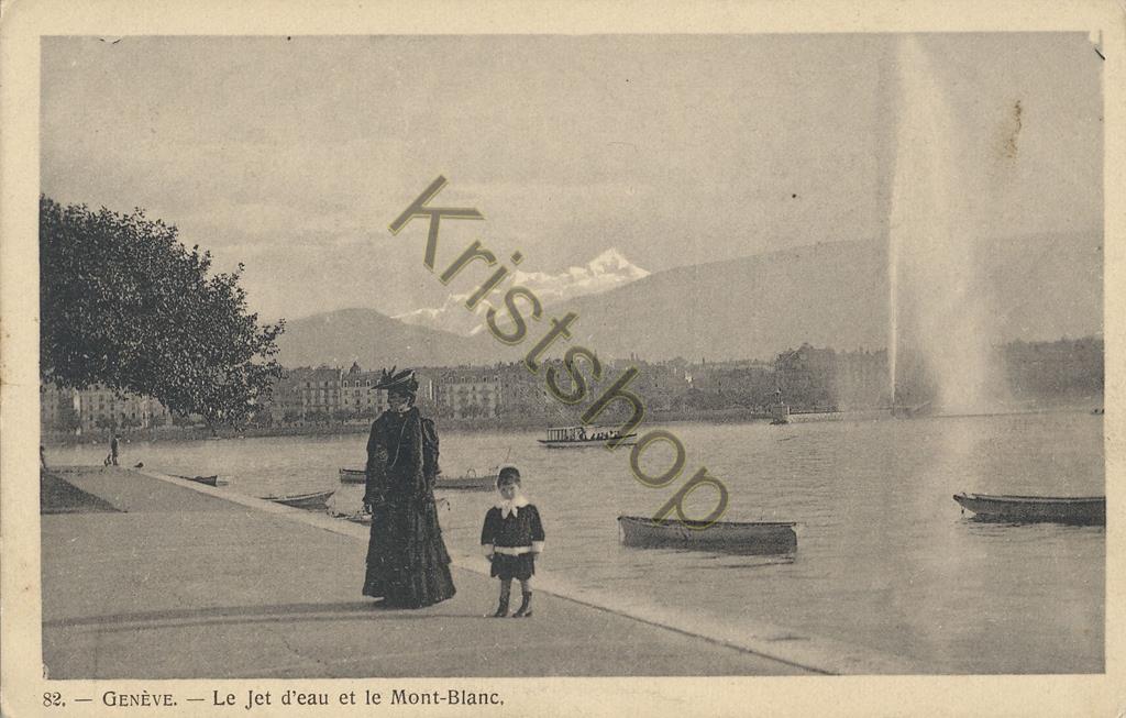 KRST008-4700_0.jpg Genève - Le jet d'eau et le Mont Blanc [KRST008-4700