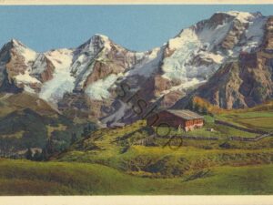 Alphütte im Berner Oberland mit Eiger [KRST008-4777