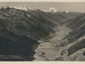 Blick vom der Furkastrasse auf das Goms und Walliseralpen [KRST008-4902