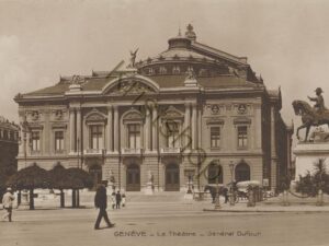 Genève - Le théatre - Général Dufour [KRST008-4926