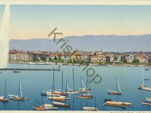 Genève - La Rade et le Jet d'Eau [KRST008-4958