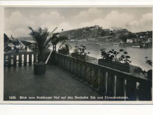 Blick vom Koblenzer Hof auf das Deutsche Eck   [KRST008-5003
