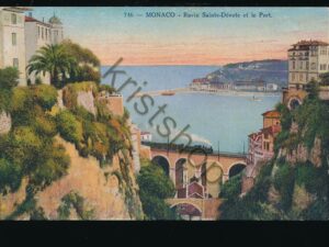 Monaco - Ravin Sainte-Dévote et le Port [KRST008-5129