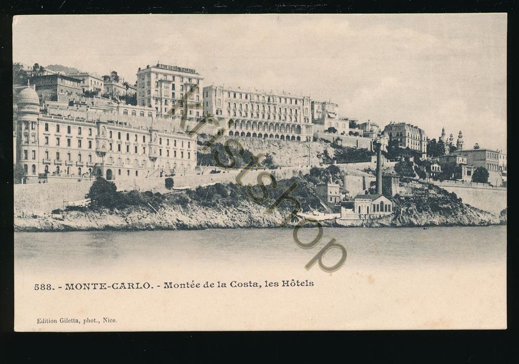 KRST008-5147_0.jpg Monte Carlo - Montée de la Costa, les Hôtels [KRST008-5147