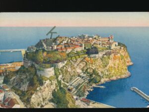 Monaco - Vue generale du Rocher [KRST008-5182