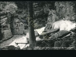 Steingruppe beim Lohnbachfall im Waldviertel [KRST008-5381