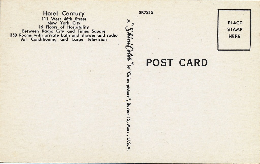 KRST008-5511_1.jpg New York City - Hotel Century [KRST008-5511 - Afbeelding 2
