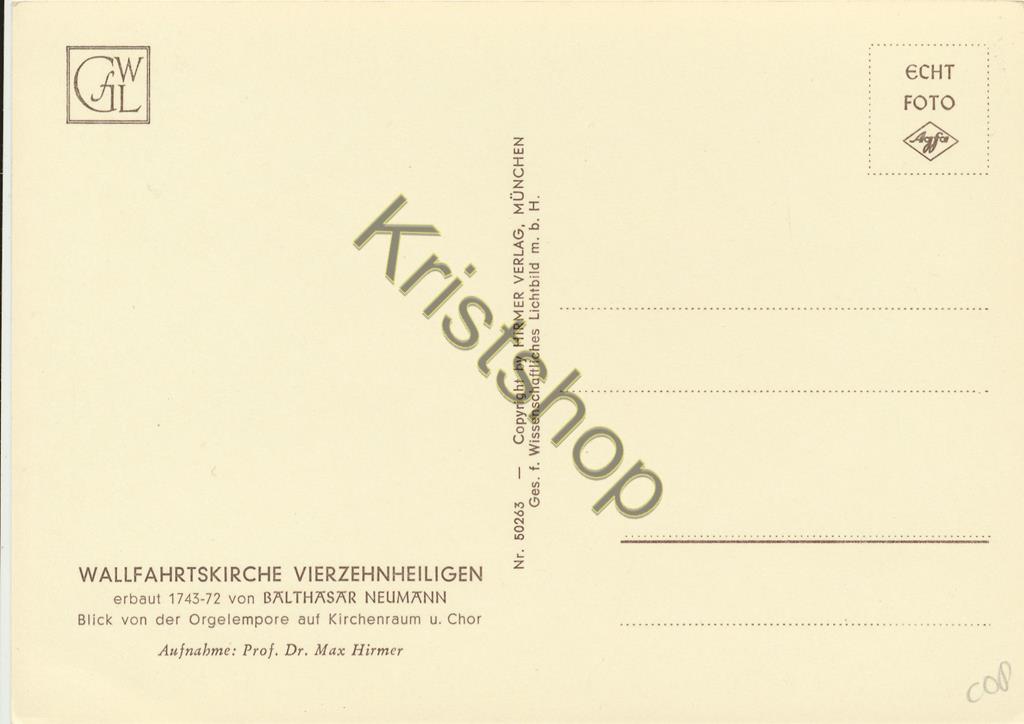KRST008-5808_1.jpg Wallfahrtskirche Vierzehnheiligen ??? Bad Staffelstein ??? [KRST008-5808 - Afbeelding 2