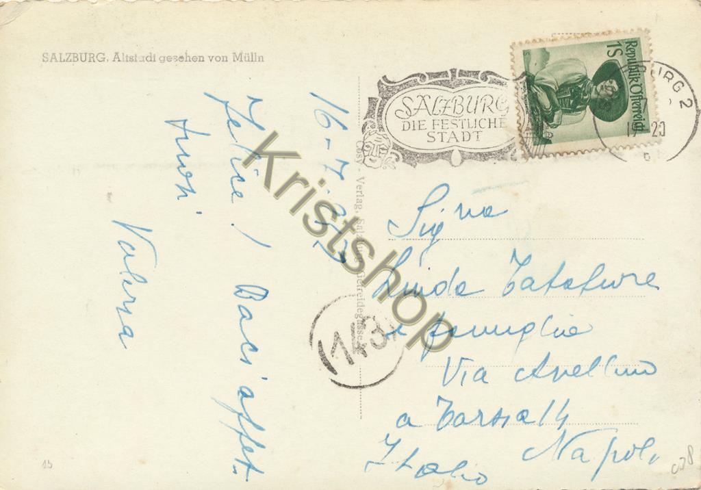 KRST008-6238_1.jpg Salzburg - Altstadt gesehen von Mülln [KRST008-6238 - Afbeelding 2