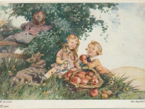 Um Apfelkorb von Gustav Traub [KRST008-6253